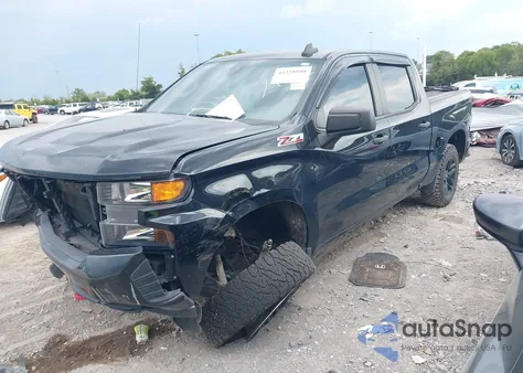 2021 Chevrolet Silverado 1500 4Wd Short Bed Custom Trail Boss из США, поврежденный, VIN 3GCPYCEF4MG482172